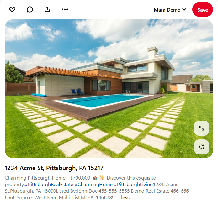 Listing post sample - 1