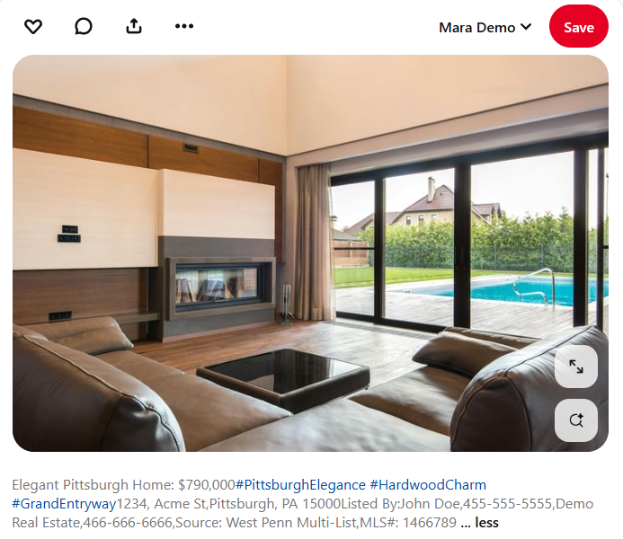Listing post sample - 2